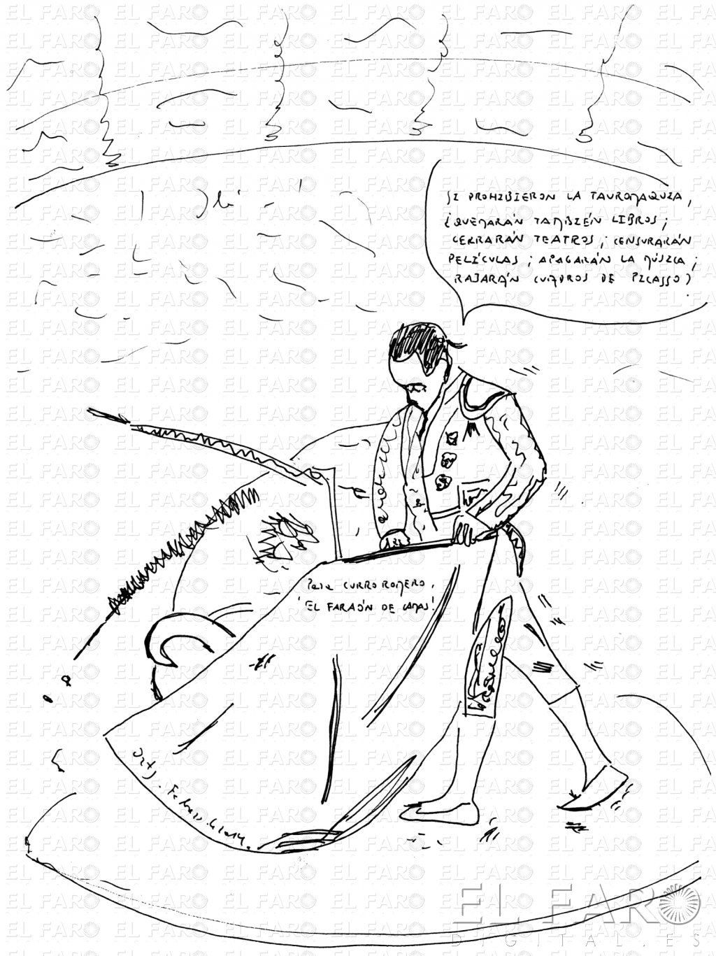 El noble arte de los toros.