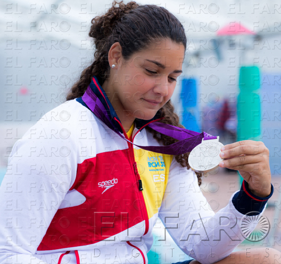 Lorena Miranda, medalla de plata