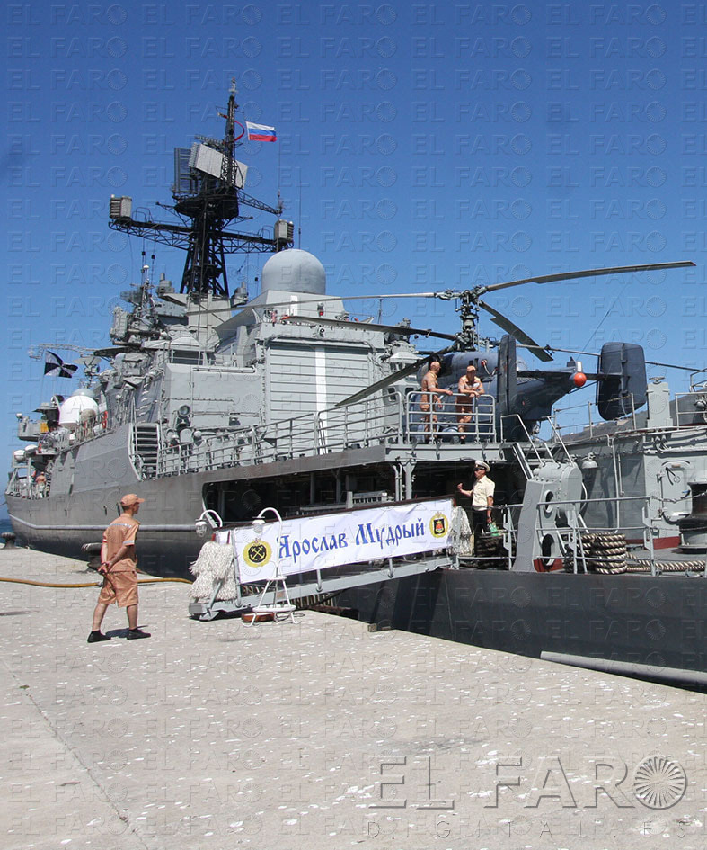 El ‘Yaroslav Mudriy’ y el ‘Kola’ inician hoy la tercera visita del año de la Armada rusa