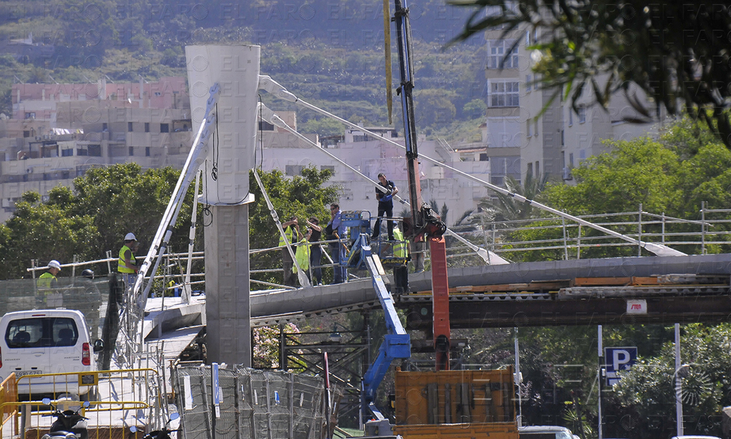 Las obras de la pasarela de La Marina no causarán un cierre total de la avenida