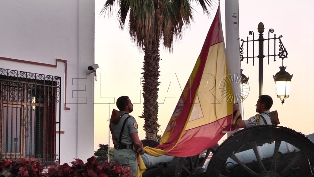 El Regimiento Mixto de Artillería realizará mañana el arriado de bandera en el interior de la plaza África