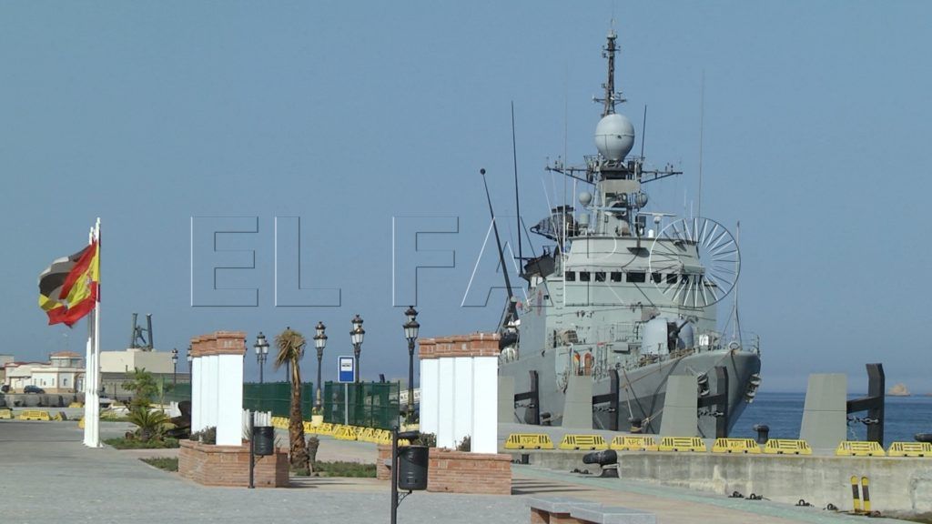 El patrullero ‘Vencedora’ de la Armada puede visitarse en el Muelle de España