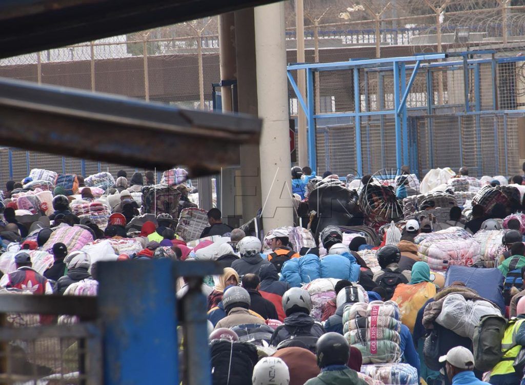 UFP denuncia la situación de “caos” existente en la frontera del Tarajal