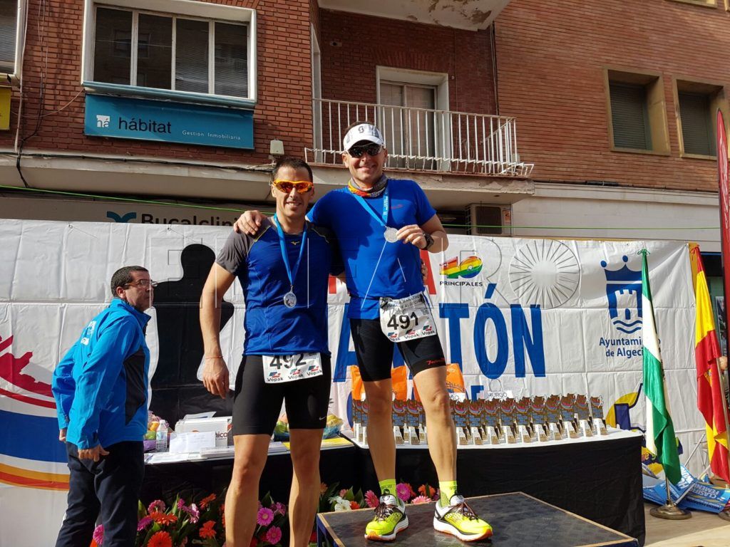 Jorge y Mario, los únicos ceutíes en la Media Maratón de Algeciras