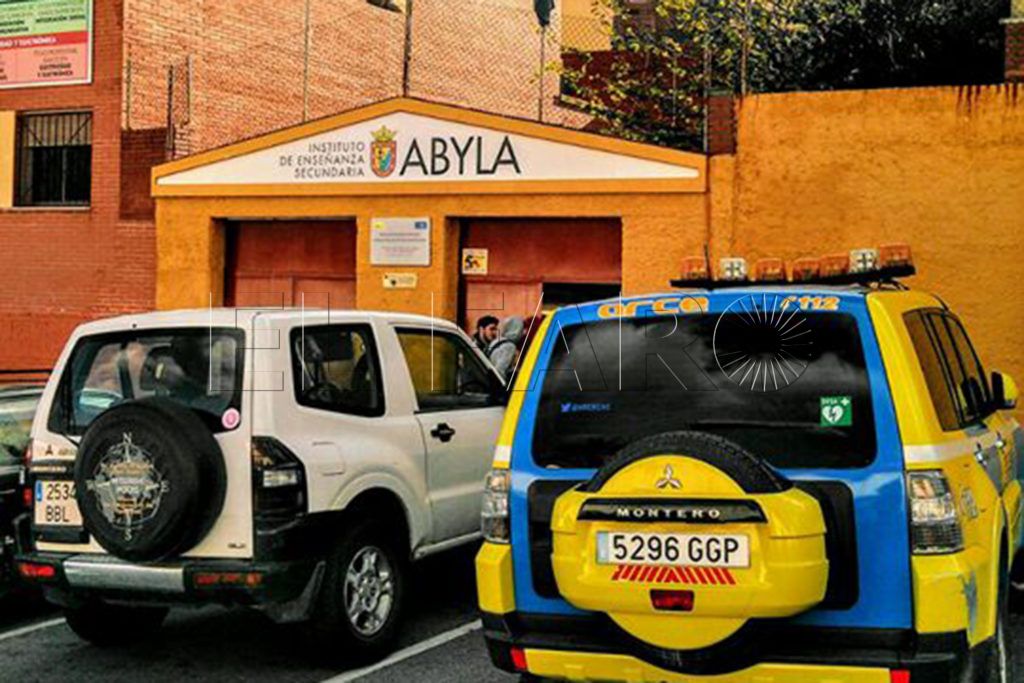 El IES Abyla realizó un simulacro de incendio buscando una «evacuación óptima»