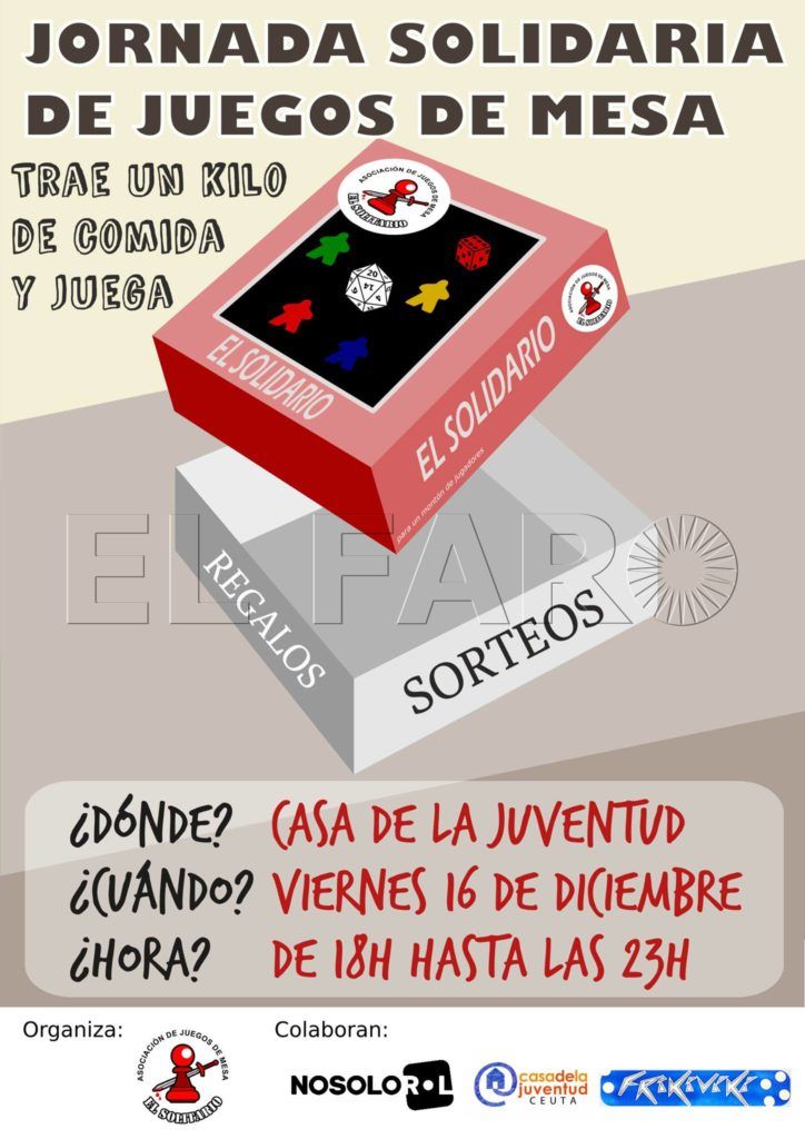 Jornada de juegos de mesa y solidaridad