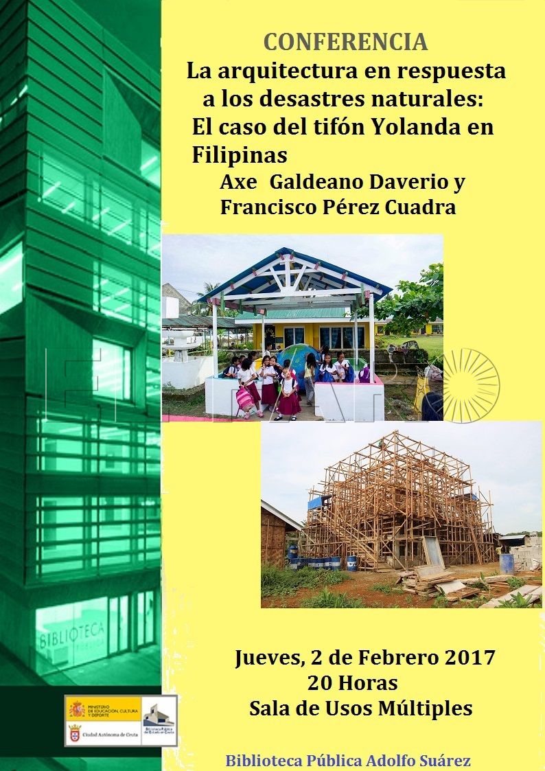 Conferencia sobre la arquitectura en respuesta a los desastres naturales