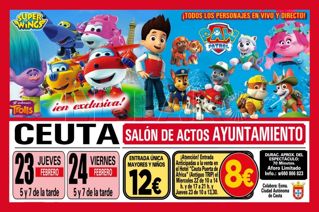 ‘Super Wings’ y ‘Patrulla Canina’ llegan al Ayuntamiento