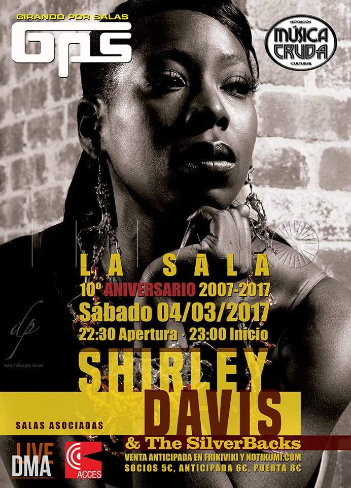 Shirley Davis, la revelación del soul, recala en ‘La Sala’ el 4 de marzo
