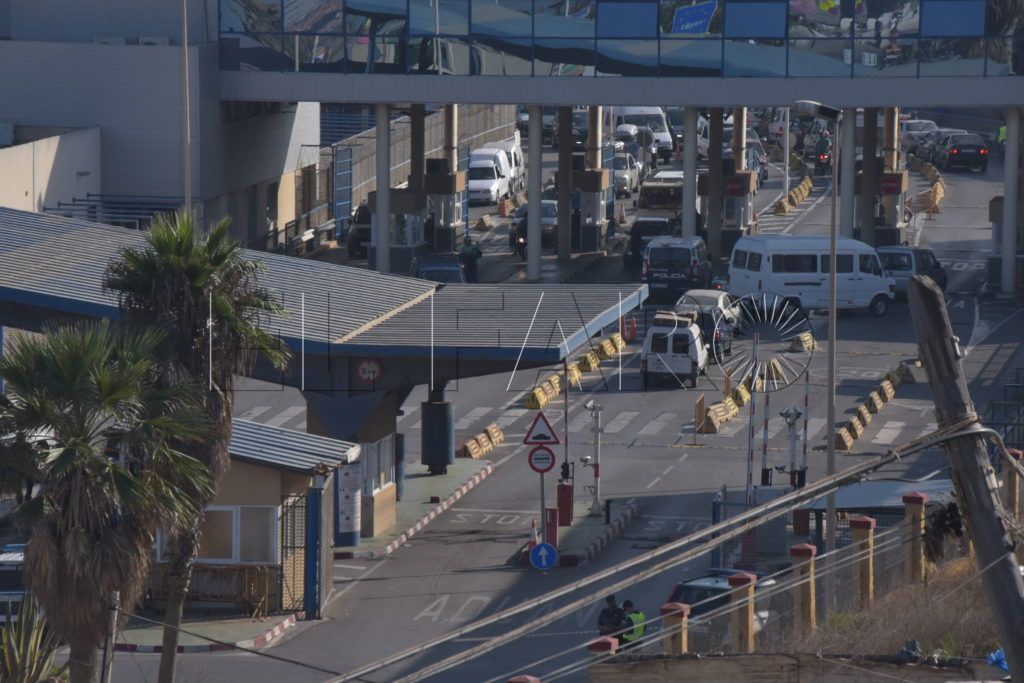 Arrestan a un español con más de cien kilos de droga en la frontera con Ceuta