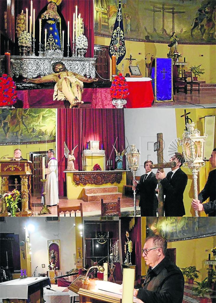 El camino de la cruz en  la iglesia de San José