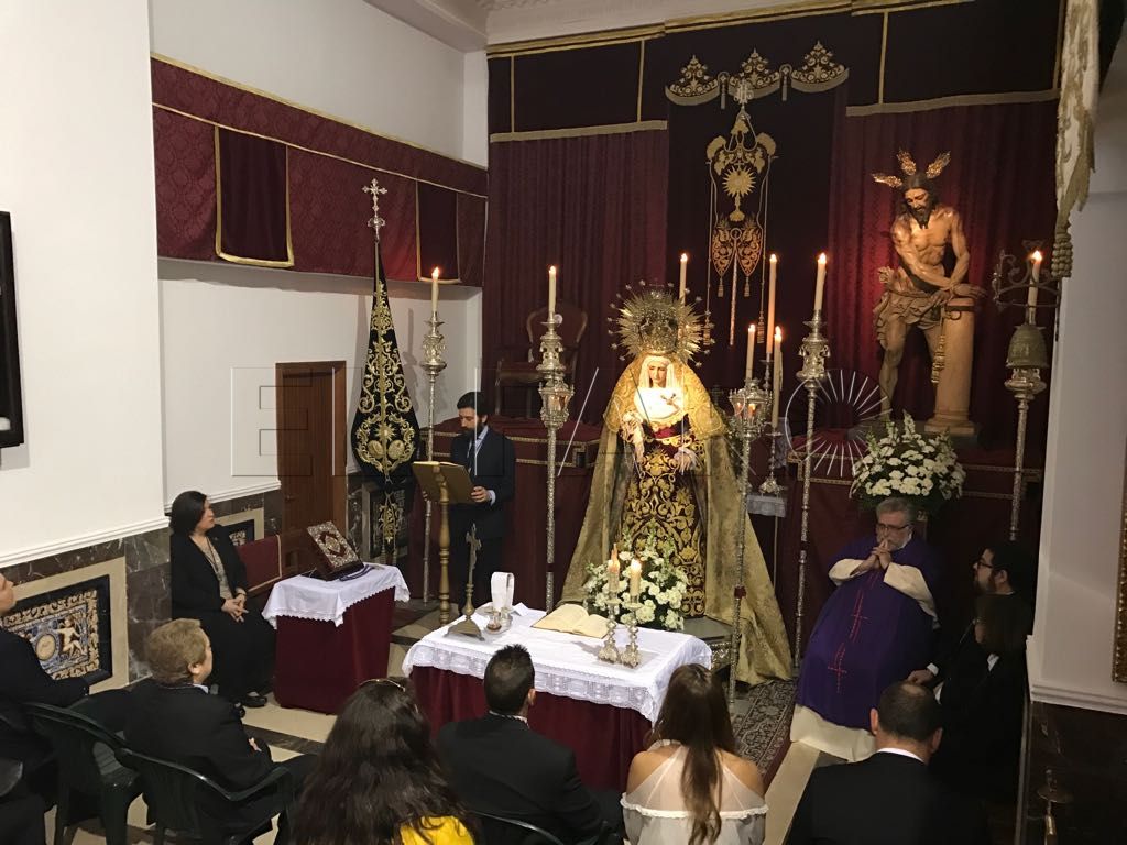 La ‘Flagelación’ finaliza sus cultos y entrega medallas a los nuevos hermanos