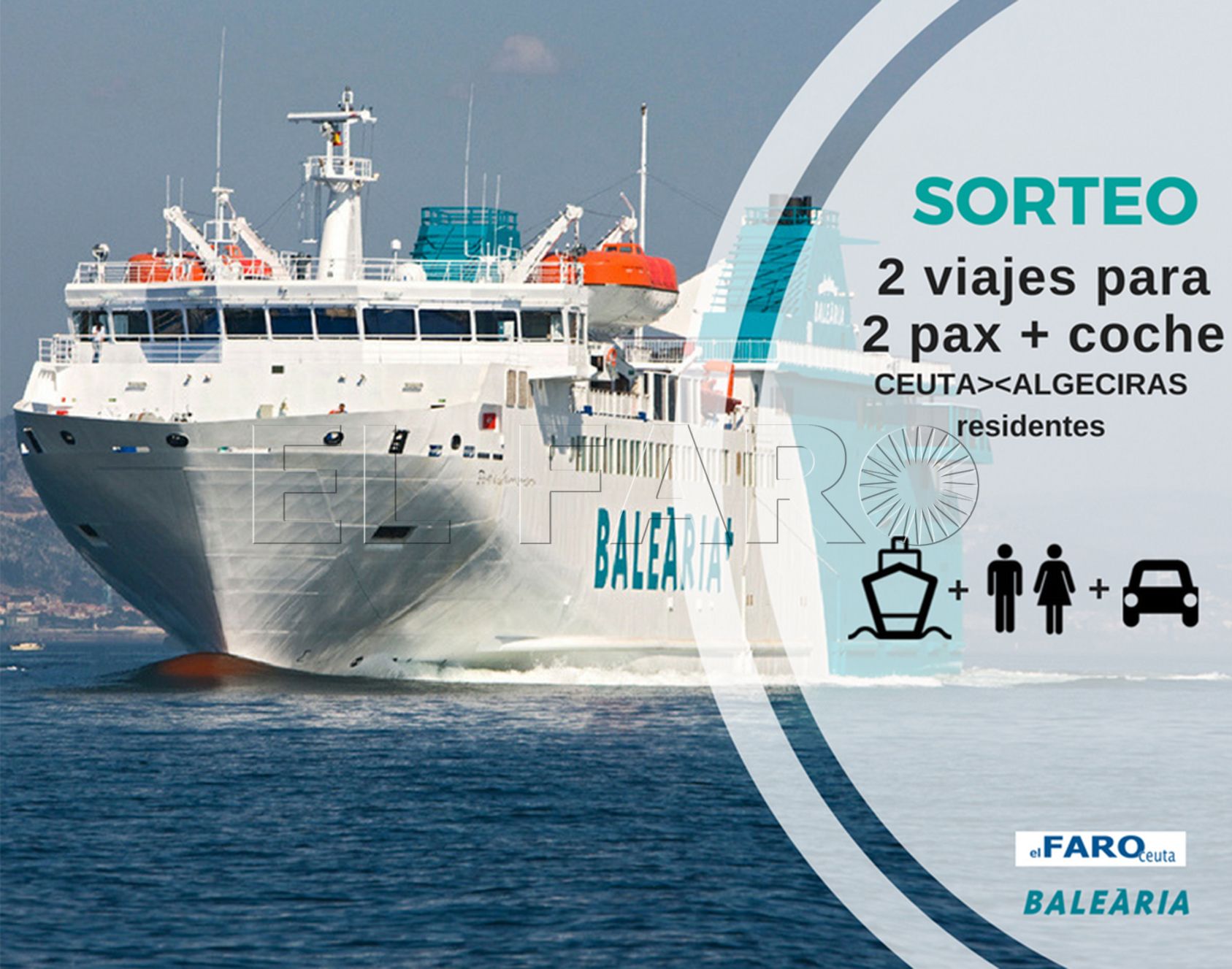 El sorteo de Baleària y El Faro elige a los ganadores de los billetes de barco