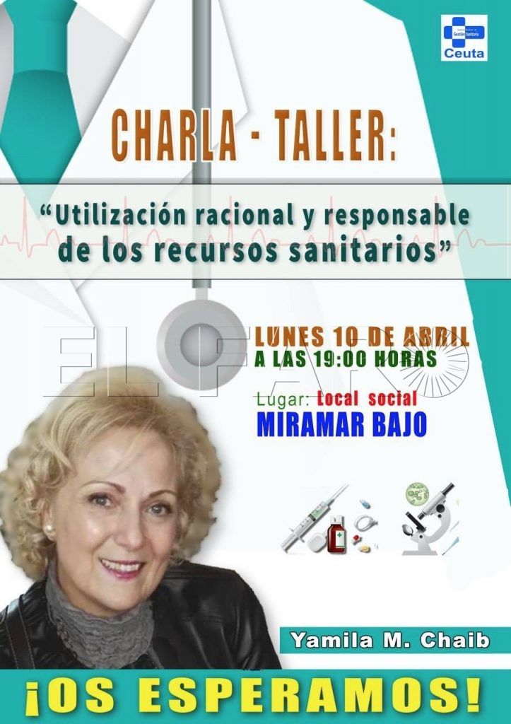 Charla sobre  el uso racional  de la sanidad mañana en Miramar Bajo