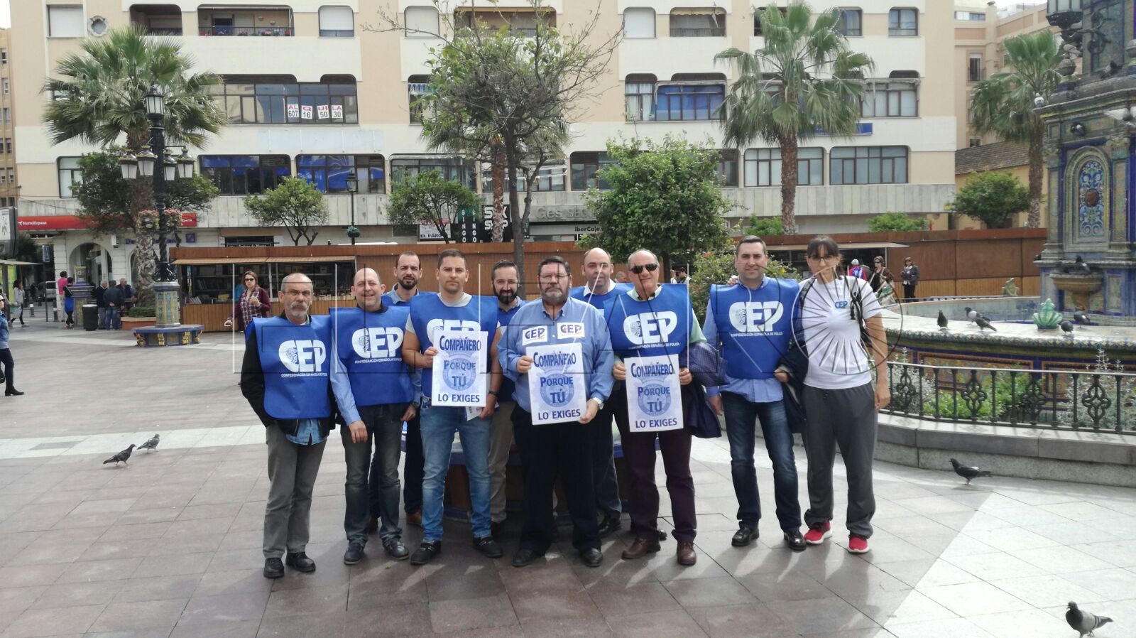 AEGC y CEP viajan a Algeciras en apoyo de sus compañeros