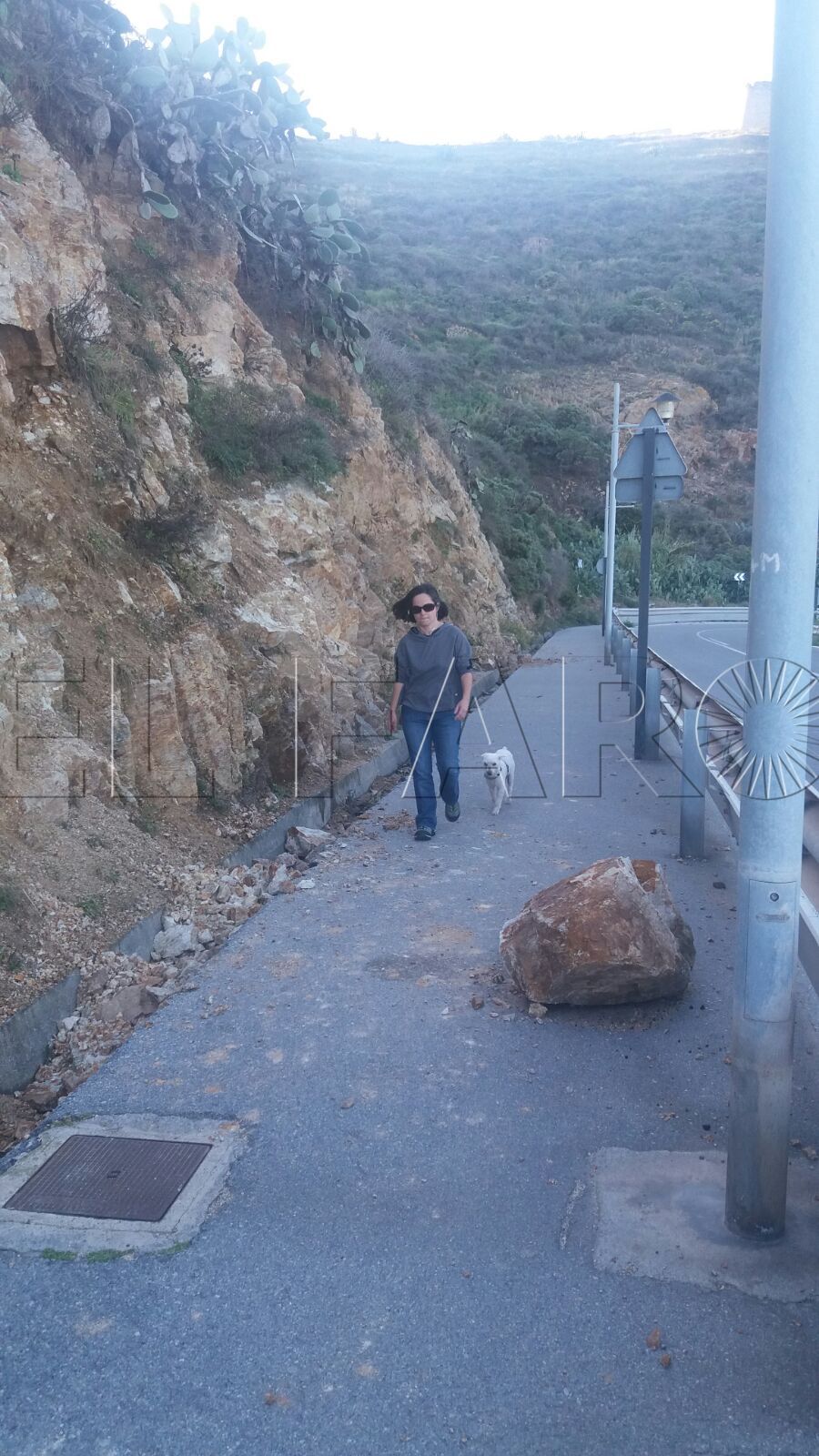El Hacho, herido por las lluvias
