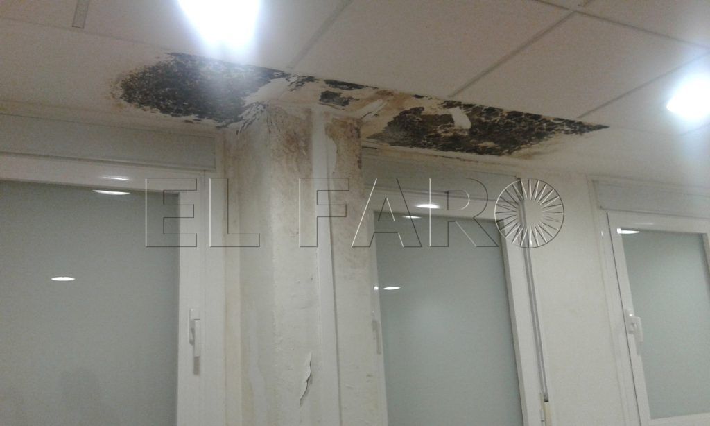 CSIF denuncia las humedades, inundaciones y plagas en los juzgados de la calle Fernández