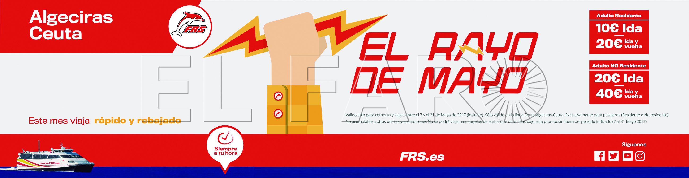 Billetes de residentes a 10 euros para homenajear a los clientes de FRS