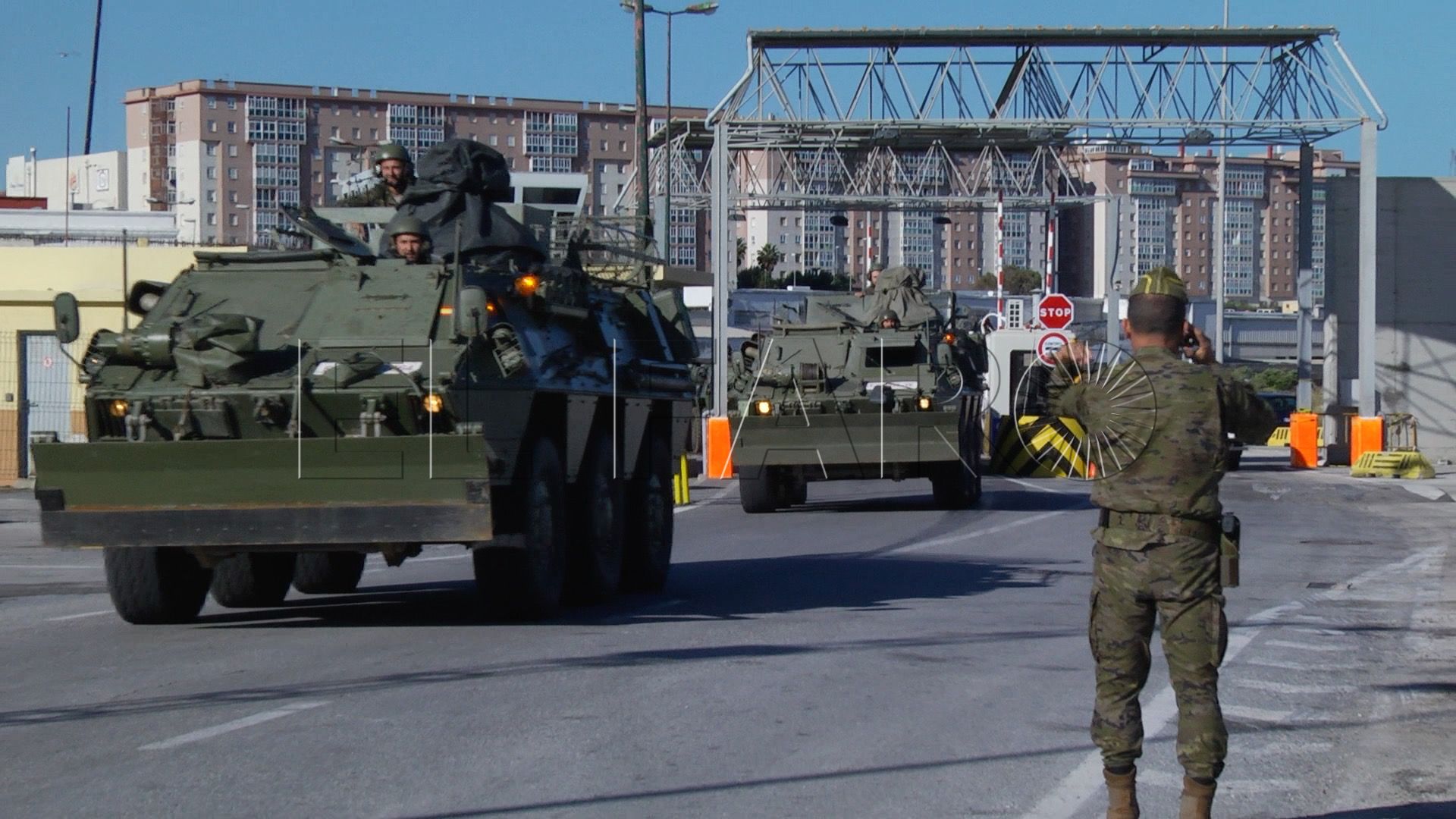 Maniobras militares en Chinchilla