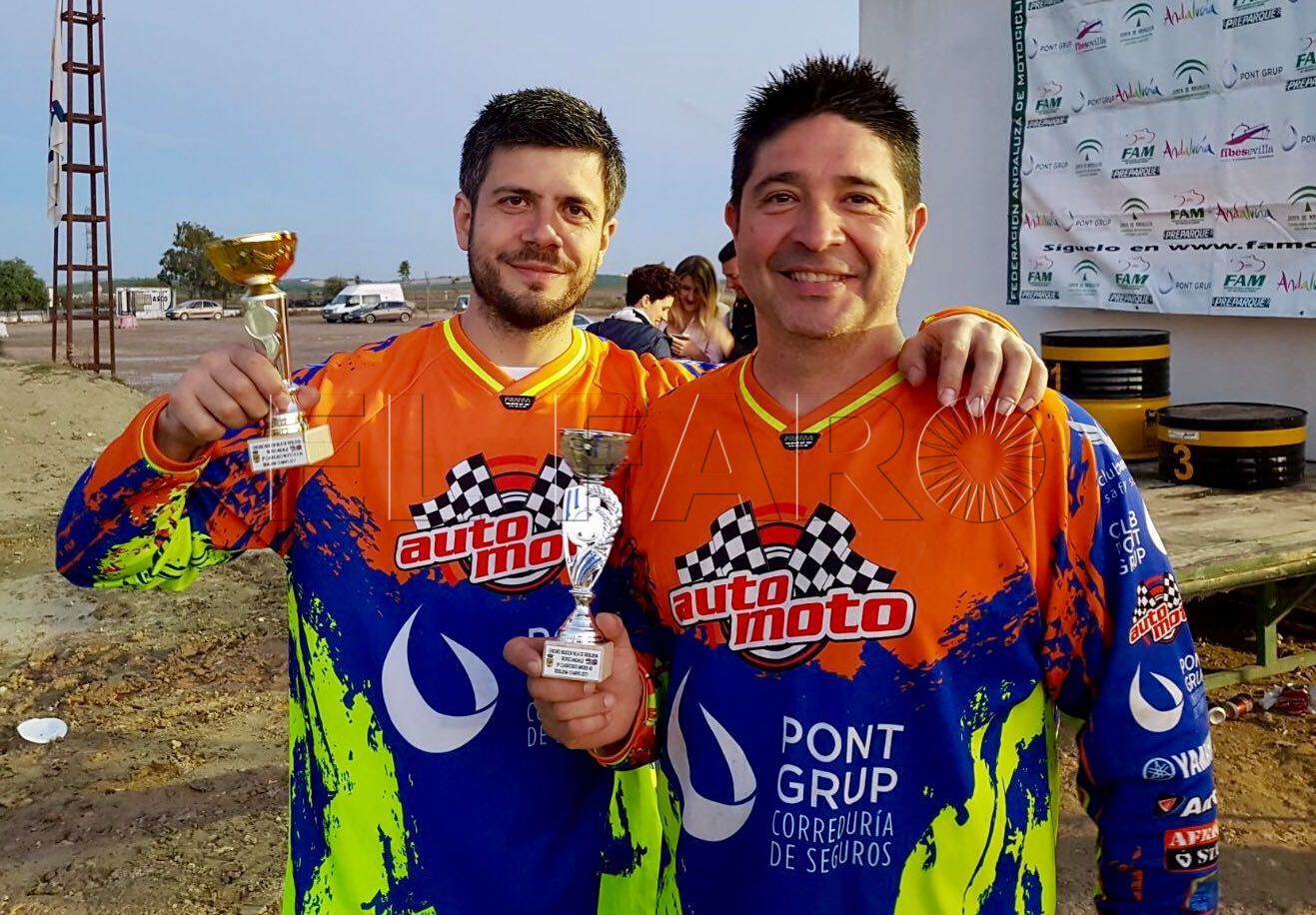 Podium para los pilotos Pizones y Rejano en Trebujena