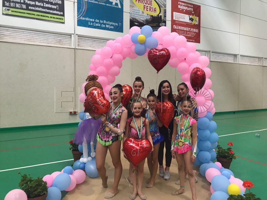 Las gimnastas se traen seis medallas de Mijas