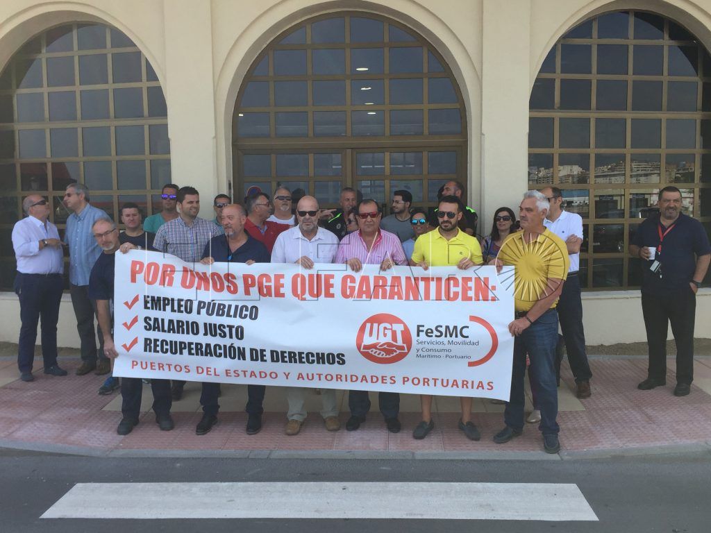 UGT denuncia que los “recortes” devalúan un 25% el salario de los trabajadores del Puerto