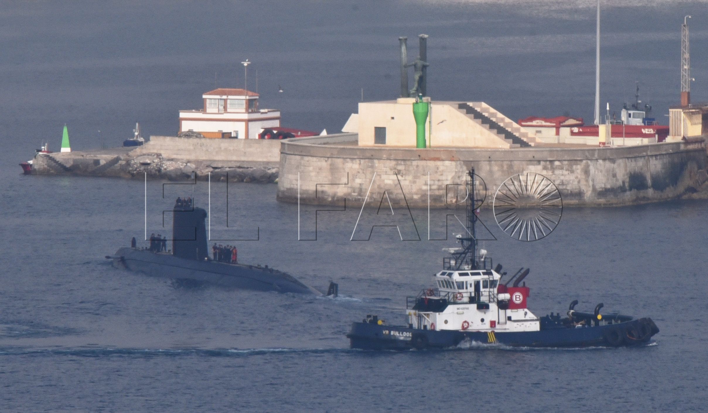 El submarino ‘Galerna’ hace escala en el puerto de Ceuta