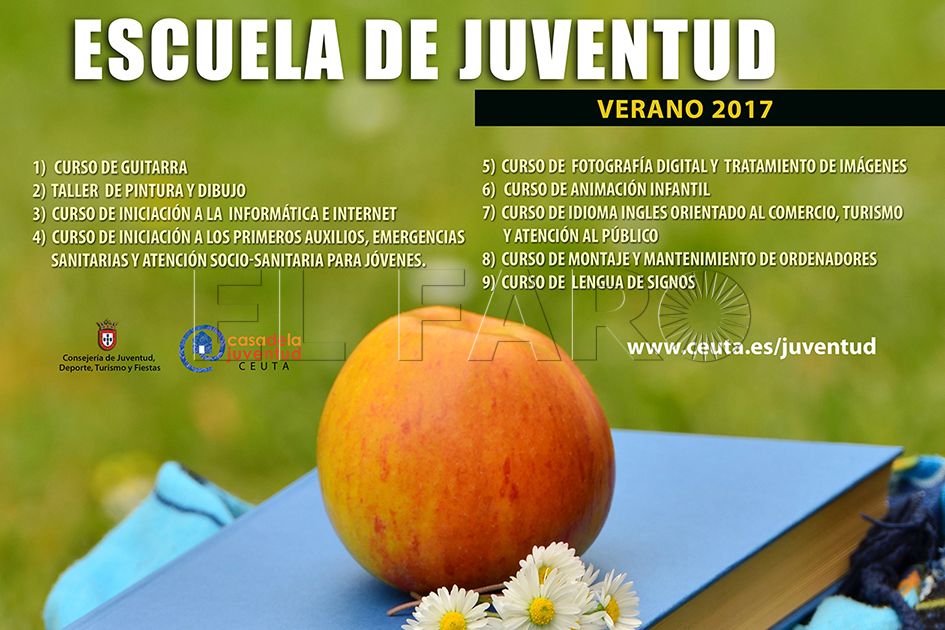 Juventud ofrece   nueve cursos y talleres para este verano