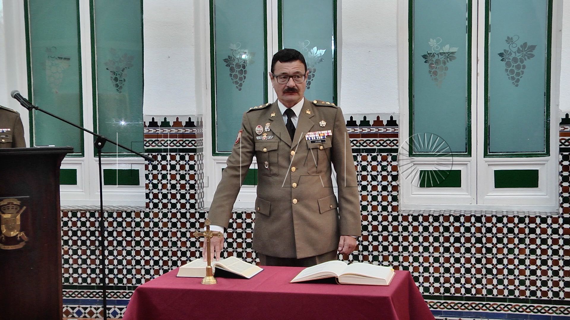 El coronel Luján tomó posesión del Centro Deportivo Social Militar ‘Ceuta’