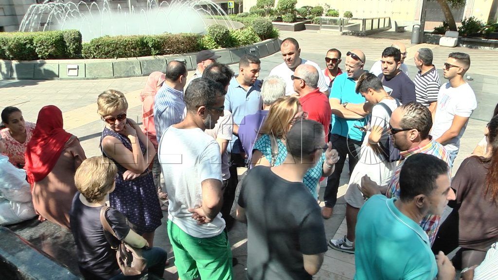 Delegación del Gobierno ofrece a los comerciantes del Tarajal abrir la Puerta Norte a cambio de la seguridad privada