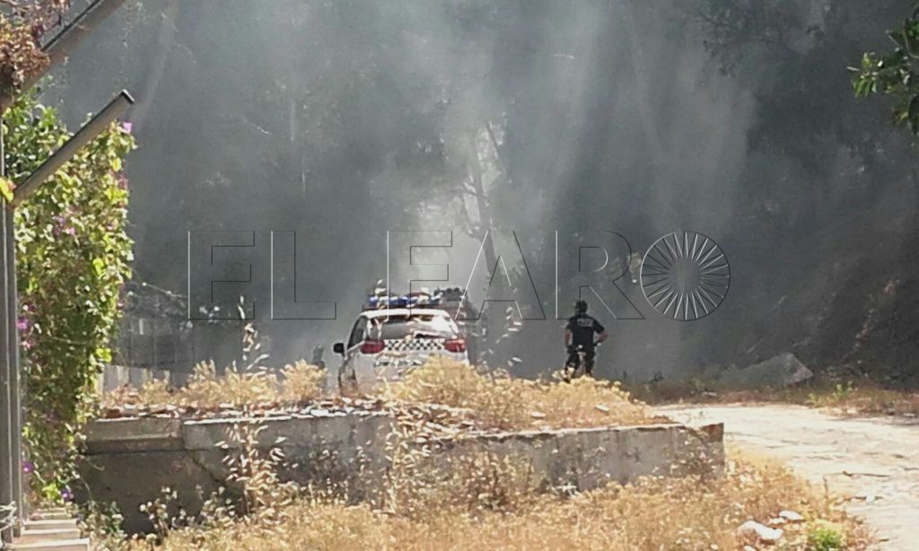 Bomberos debió apagar ayer otro fuego provocado en la zona de Cría Caballar