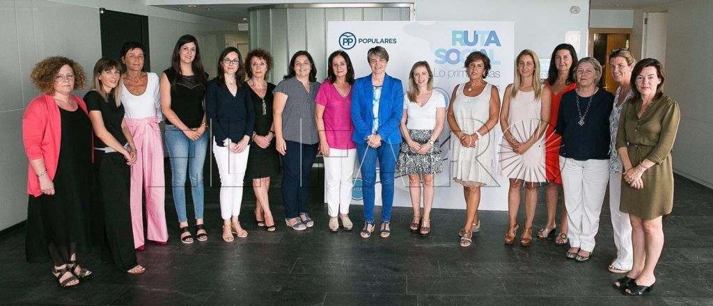 Bel se reúne con las responsables de Mujer del Partido Popular