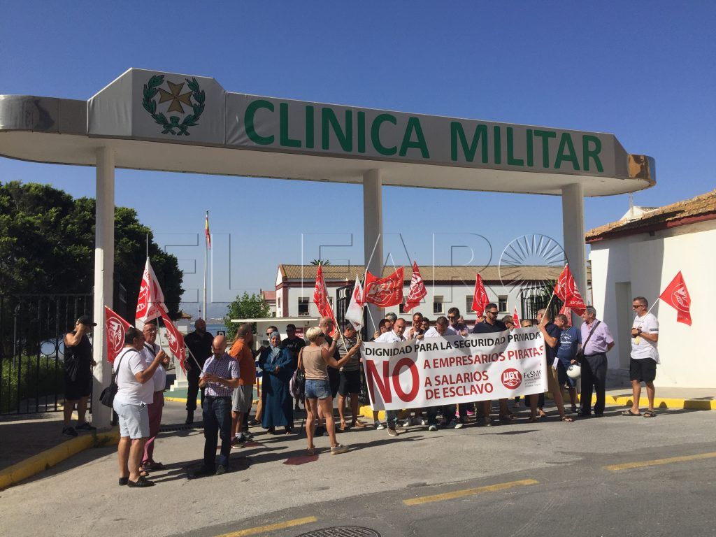 UGT denuncia que Marsegur infringe el contrato con Defensa con “solo un vigilante armado”