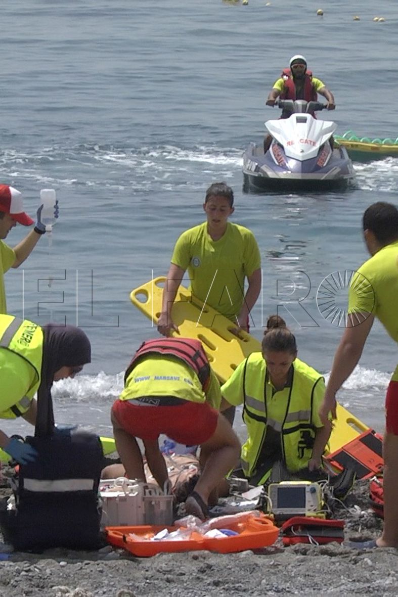 Salvamento realizó 14 rescates acuáticos durante el mes de julio