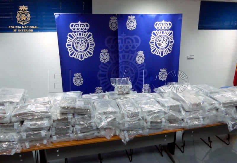 Intervenidos 656 kilos de hachís en una caravana utilizada por trabajadores de una atracción de feria