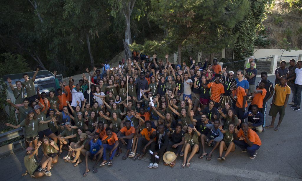 ‘España Rumbo al Sur’ estuvo  con los últimos inmigrantes llegados