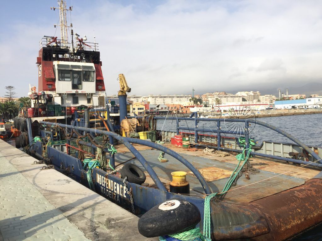 El Puerto está a la espera de instrucciones del juzgado para subastar un buque embargado