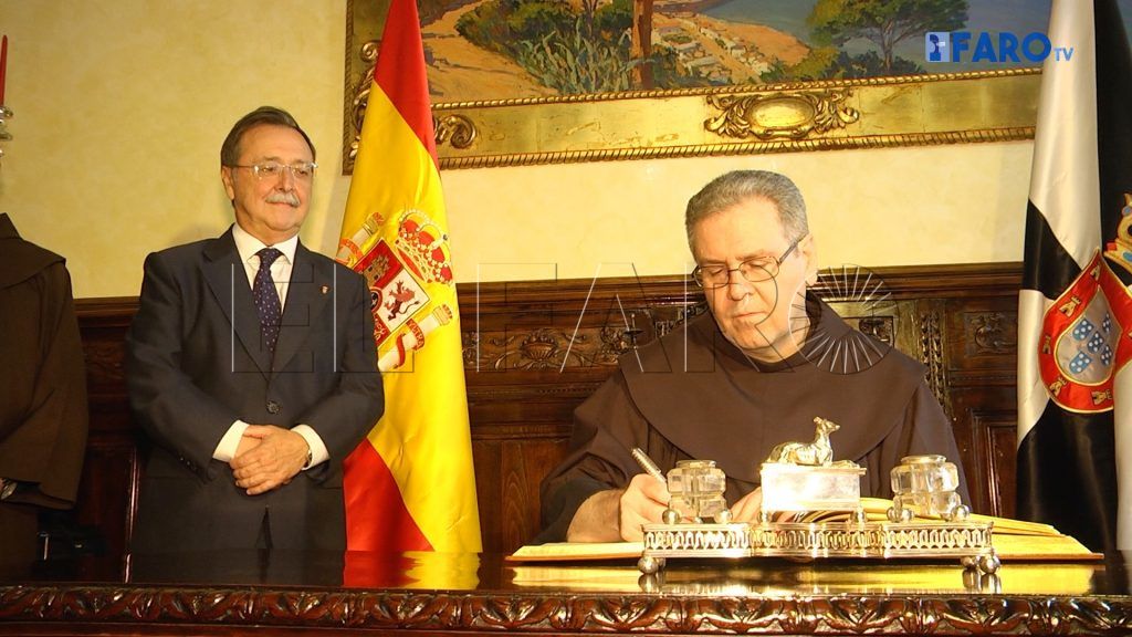 Vivas recibe a fray Francesco Patton, custodio de Tierra Santa