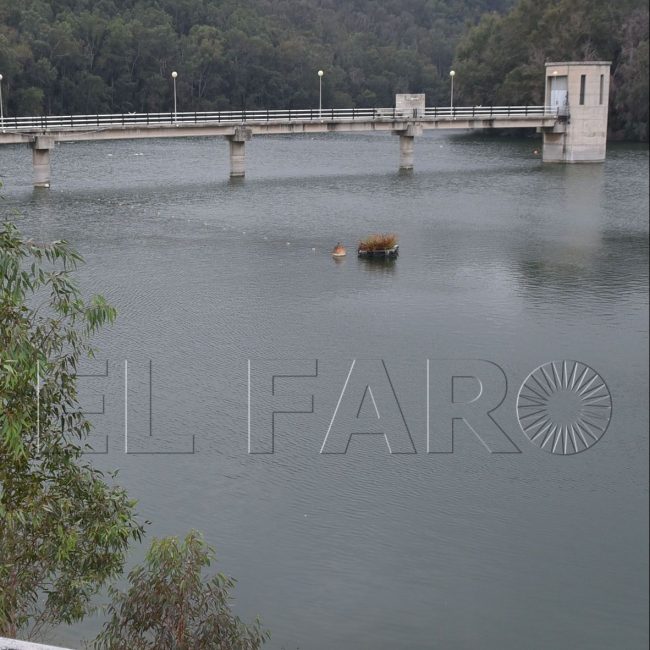 El suministro de agua este mes se lleva a cabo con el pantano para dejar espacio a las lluvias