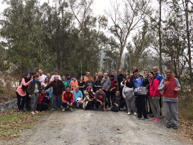 Plena inclusión Ceuta celebra la Mochila en Aranguren