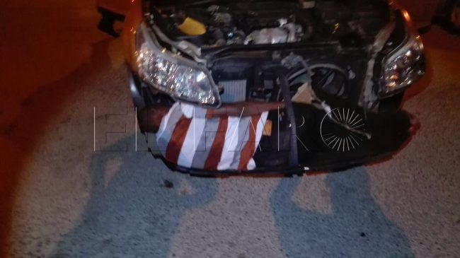 Viaje a Ceuta oculto en la defensa de un coche
