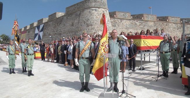 La Legión renovó su bandera