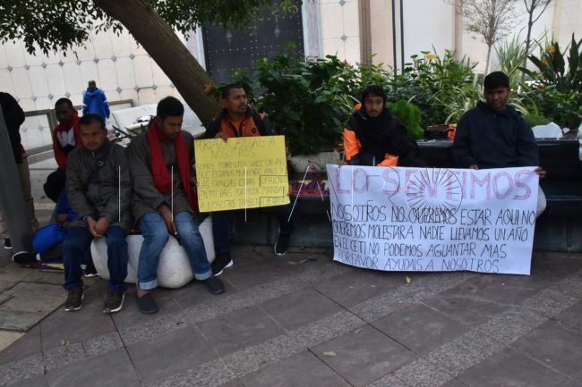 La protesta invisible de la plaza de los Reyes