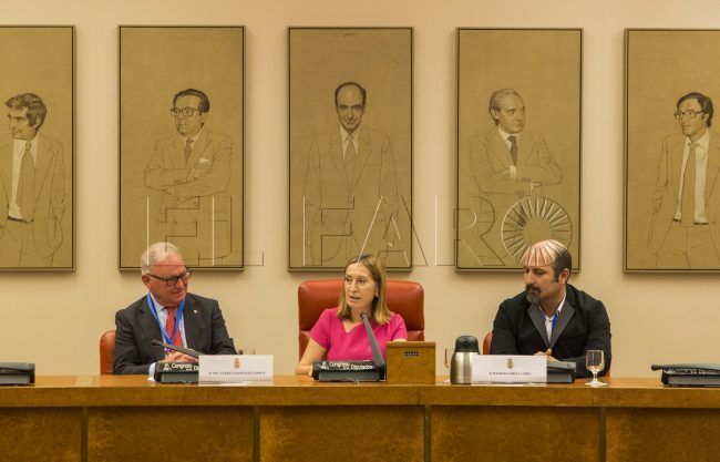 Basilio García, de ACEFEP, participa en el Congreso en  un acto sobre la Salud Mental