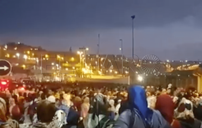 Jornada de colapsos en la frontera. Así se ha vivido en el lado marroquí