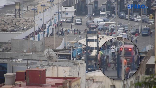 Heridos en el lado marroquí de la frontera
