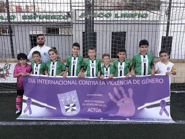 El fútbol base local, contra la violencia de género