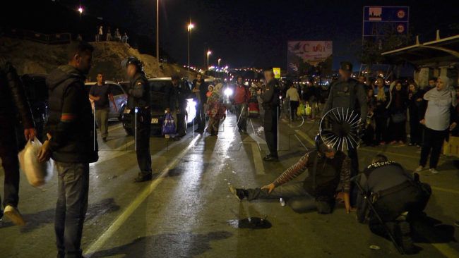 Detenido un atracador en la parada de autobús de la frontera