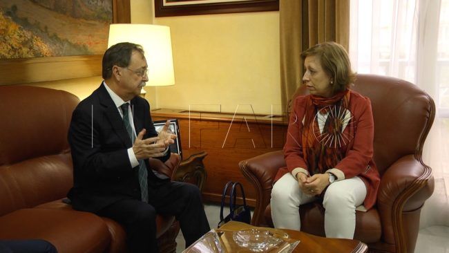 La secretaria de Estado de Comercio ya está en Ceuta