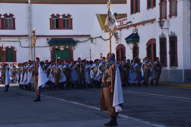 Infantería honra a la Inmaculada, Patrona de España